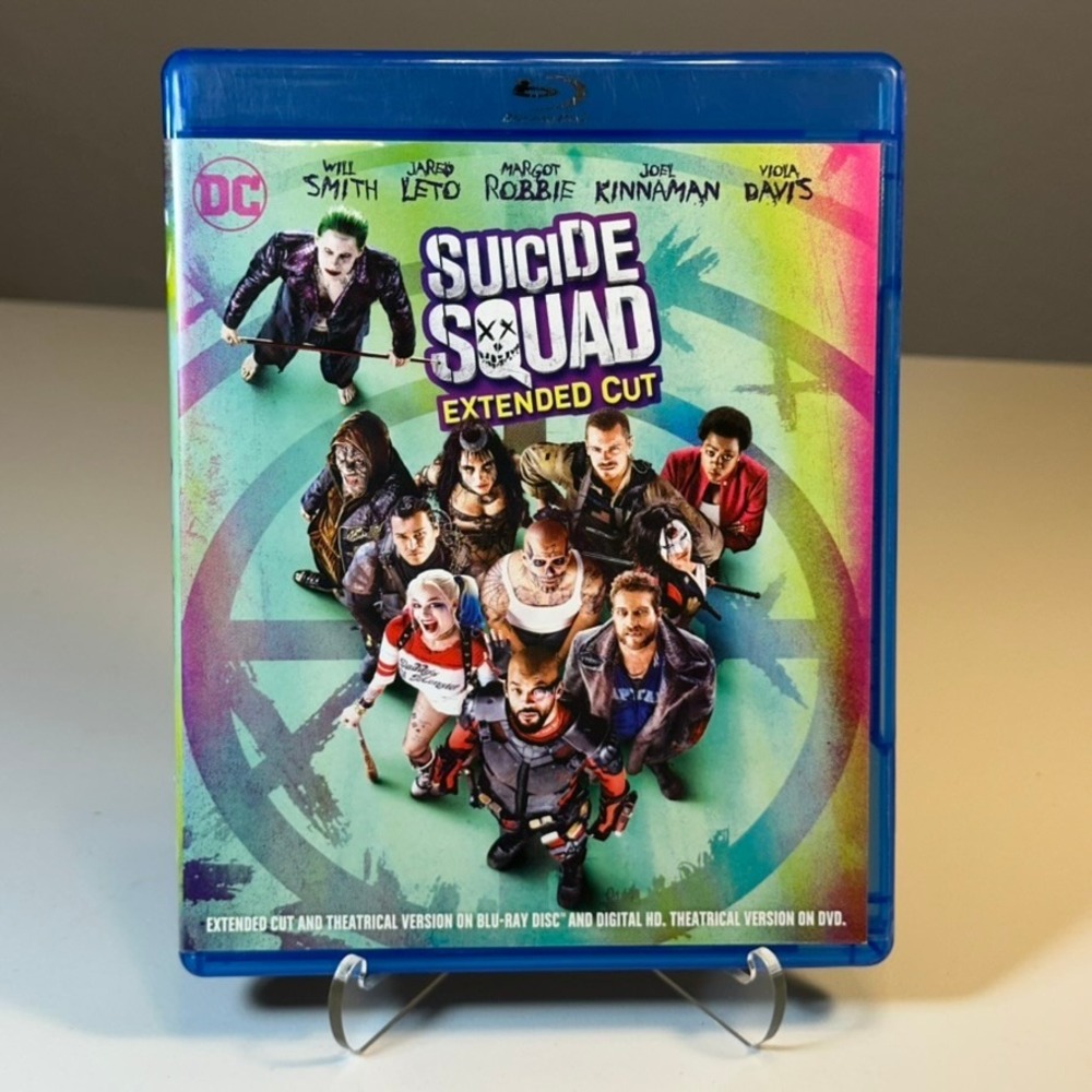 Suicide Squad Extended Cut Blu Ray Extended Cut Theatrical Version DC Comics